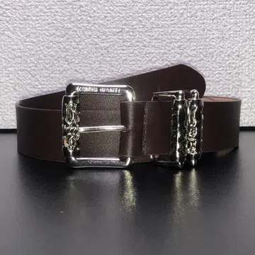 벨트 브라운 전체 길이 100cm 폭 3.4cm 조각 장식 Pu