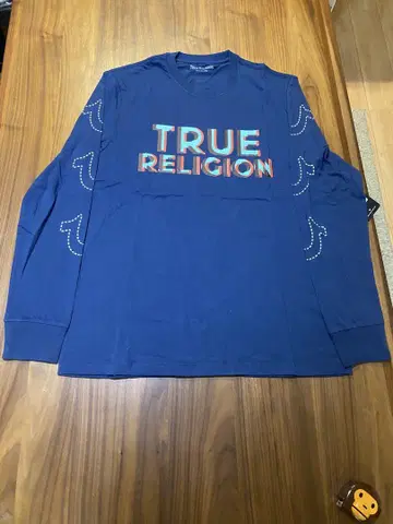 TRUE RELIGION 네이비 긴팔 티셔츠
