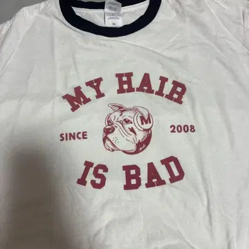 My Hair is Bad 마이 헤어 시이키 린거 티셔츠