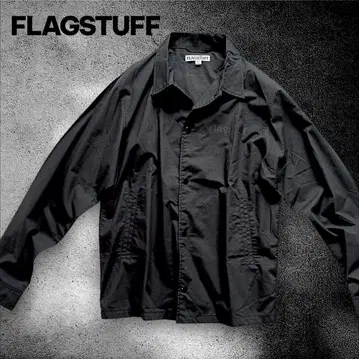 플래그스태프 FLAGSTUFF 컴포트 셔츠 스냅 버튼 블랙