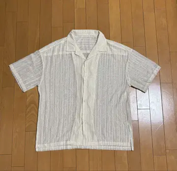 구제 의류 레이스 셔츠