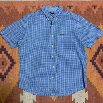 Ralph CHAPS 박스 반팔 구제 의류 체크 셔츠 cityboy