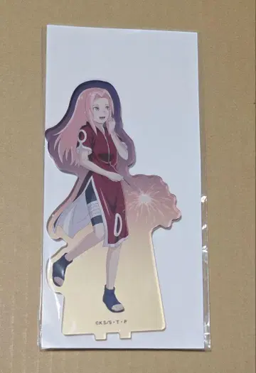 NARUTO 애니 카페 불꽃놀이 아크릴 스탠드 사쿠라