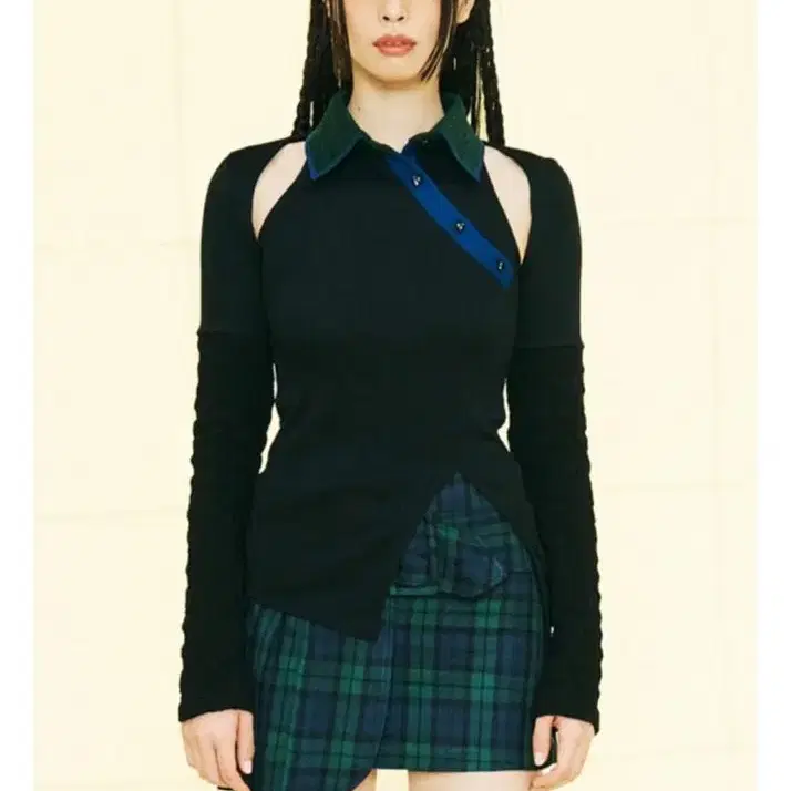 GLOWNY | 글로니 Glowny Vera Swing Top & Skirt Set on Bunjang
