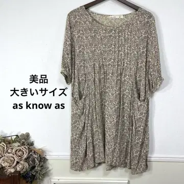 6 새상품급 빅 사이즈 as know as 원피스