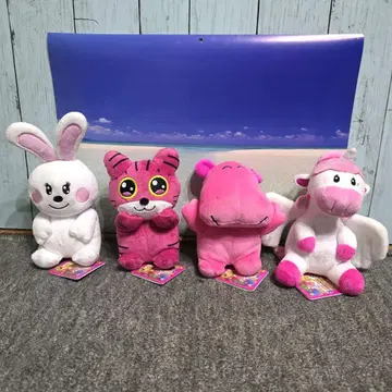 타베코 동물 THE MOVIE 통통한 오테다마 봉제 인형 전종 세트