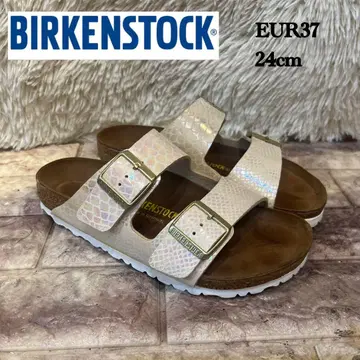 새상품급 BIRKENSTOCK 애리조나 BS 샤이니 스네이크 24cm