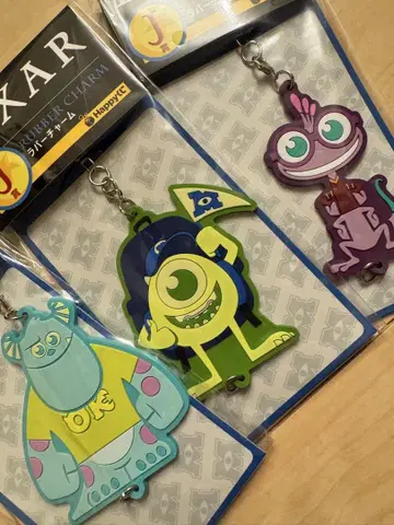 PIXAR 몬스터즈 잉크 러버 참 Happy 복권