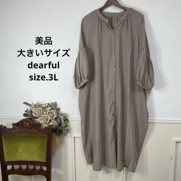 3 새상품급 빅 사이즈 dearful 원피스 15호