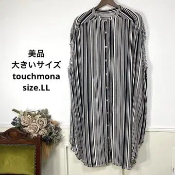 3 새상품급 빅 사이즈 touchmona 스트라이프 원피스