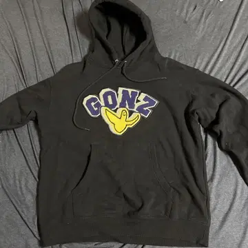 GONZ 블랙 후드티