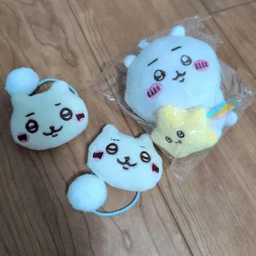 묶음 판매 치이카와 (먼작귀) 마스코트 키링 헤어 밴드 헤어 액세서리