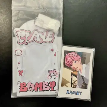 공식 PLAVE 밤비 109 POPUP 카드 홀더 인스턴트 사진