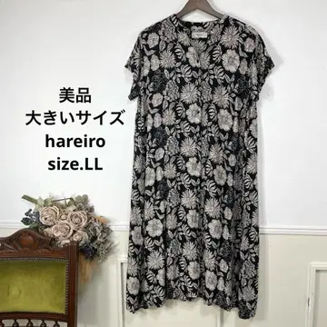 2 새상품급 빅 사이즈 hareiro 플라워 원피스