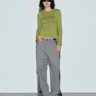 ★SCULPTOR★ Classic Sally Pants Gray SC23A472GY 스컬프터 sculptor Classic Sally Pants Gray | 브랜드 중고거래
