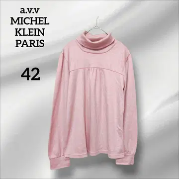 a.v.v MICHEL KLEIN PARIS 터틀넥 핑크