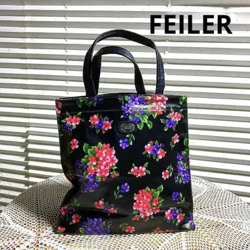 거의 새상품! FEILER(페이러) 수국 패턴 대형 토트백