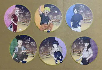 NARUTO 애니메이트 카페 이케부쿠로 코스터 혜택 전 6종 컴프