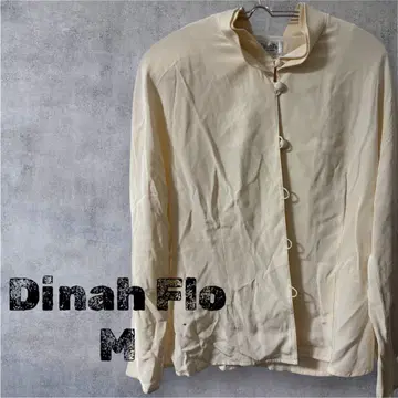 Dinah Flo 크림색 자켓 M 여성용 중고 의류