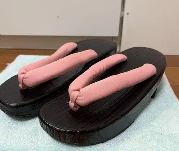 일본 나막신 블랙 빈쿠 통굽 24cm 코스프레