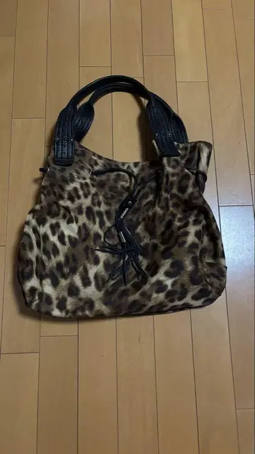 Y2K 레오파드 프린트 백