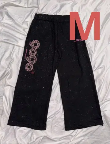 9090 girl OG 로고 글리터 스웨트 팬츠