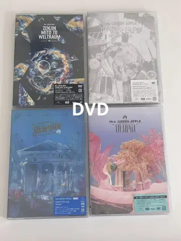 Mrs.GREEN APPLE 일반ver DVD 4작품