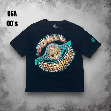 00s USA 복싱 티셔츠 WBC 챔피온 빅 사이즈 기업 로고