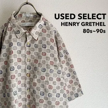 구제 의류 80년대~90년대 "HENRY GRETHEL" S/S 셔츠