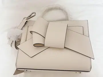 FRAY I.D 프레이 아이디 바이컬러 리본 미들 백