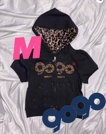 9090 girl OG 로고 글리터 지퍼 후드 티셔츠