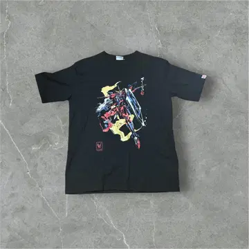STRICT-G 아트 프린트 티셔츠 XL 블랙