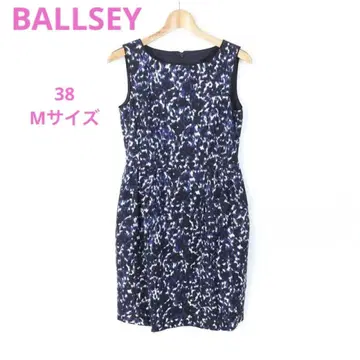 브랜드 원피스 탱크탑 미니 길이 실크 혼방 여성용 BALLSEY