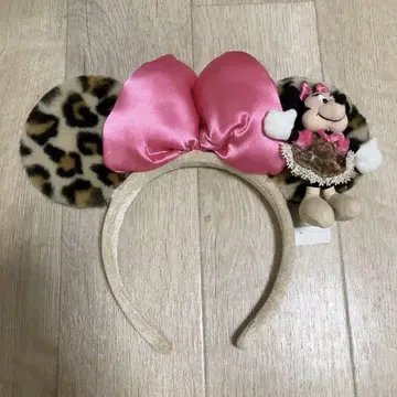 디즈니 머리띠 레오파드 무늬 봉제 인형 포함