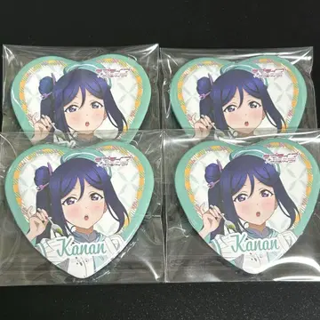 러브 라이브! 선샤인! Aqours 마쓰우라 카난 하트 캔뱃지