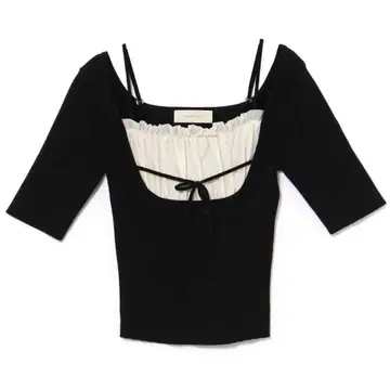 ANDMARY 앤드 마리 Mew frill tops 블랙