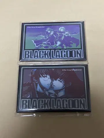 BLACK LAGOON 블랙 라군 복권 DMM 스크래치 캔뱃지