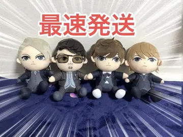L'Arc~en~Ciel 멤버 앉은 봉제 인형 전 4종 컴플리트 세트