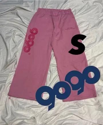 9090 girl OG 로고 글리터 스웨트 팬츠