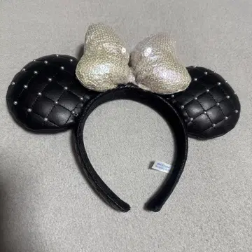 미키 귀 머리띠 펄 리본 포함