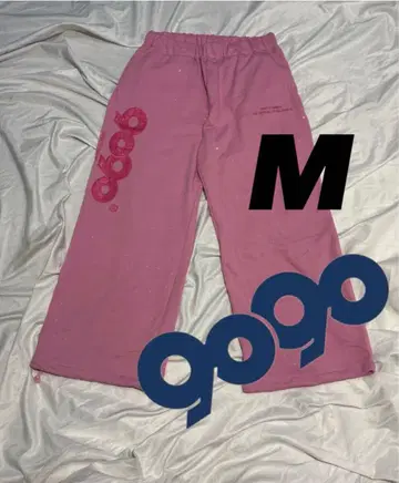 9090 girl OG 로고 글리터 스웨트 팬츠