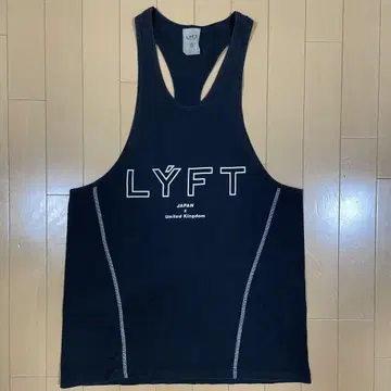 LYFT 트레이닝 탱크탑 블랙 S 사이즈