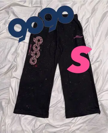 9090 girl OG 로고 글리터 스웨트 팬츠