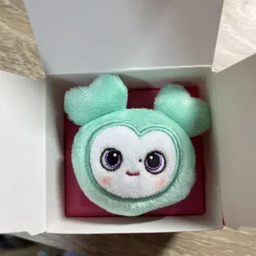 민트 그린의 귀여운 봉제 인형 미나 1개
