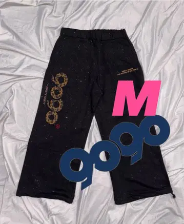 9090 girl OG 로고 글리터 스웨트 팬츠