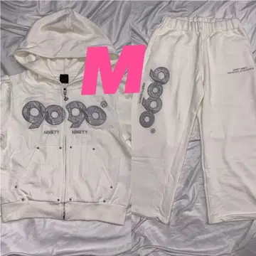 9090 girl OG 로고 스웨트 팬츠 티 세트