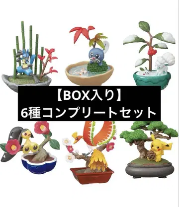 포켓몬 리멘트 포켓토 BONSAI 분재 피규어 컴플리트 세트