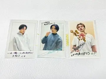 FANTASTICS dmm 스크래치 야기 유세이 메시지 카드