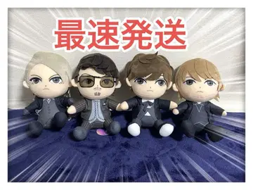 L'Arc~en~Ciel 멤버 앉은 봉제 인형 전 4종 컴플리트 세트