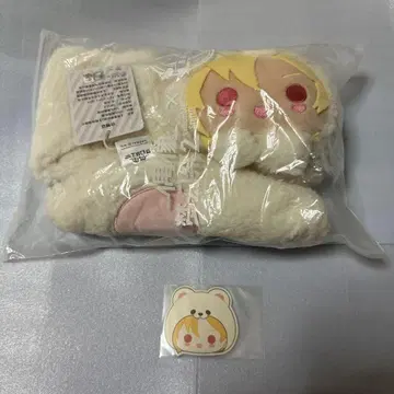 앙스타 나즈나 화이트 곰 머플러 고백 풍선